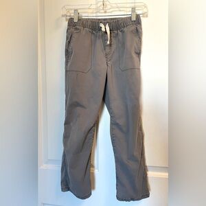 Cat & Jack Boys Gray Straight Leg Pants with elastic waist
